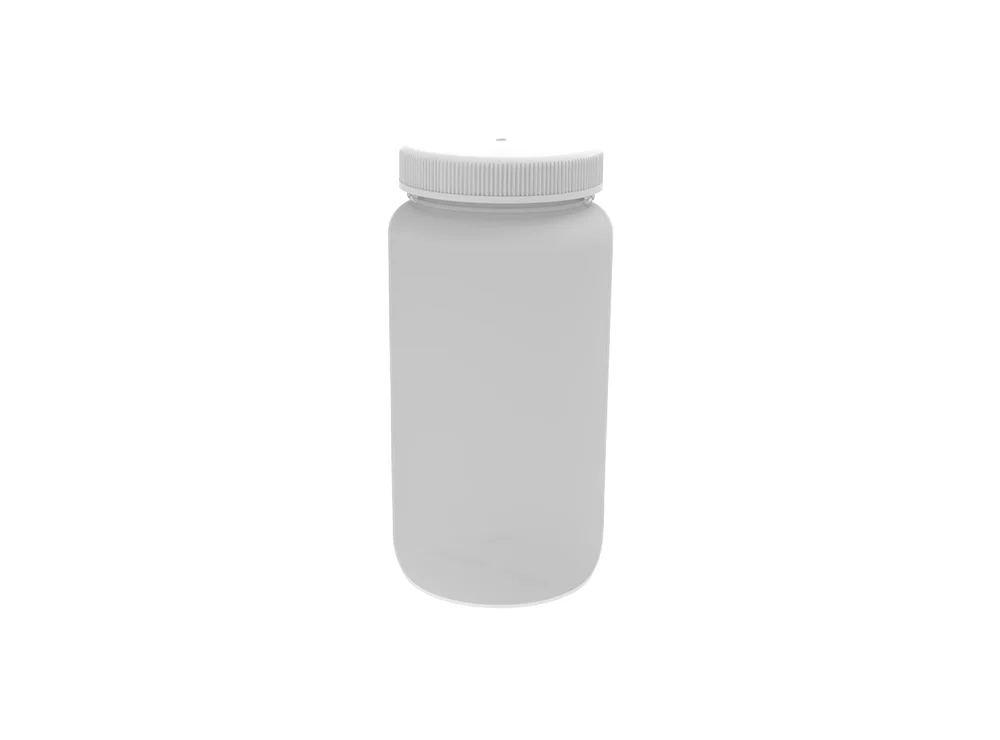 ahn® myBottle Reagent Bottle w/ Cap, 2 l, Wide, PP