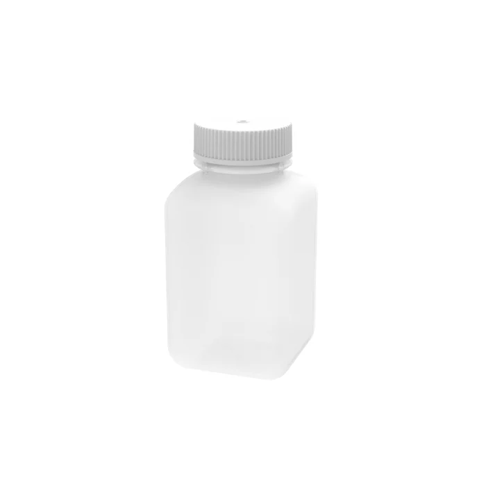 ahn® myBottle Reagent Bottle w/ Cap, 250 ml, Square Bottom, PP