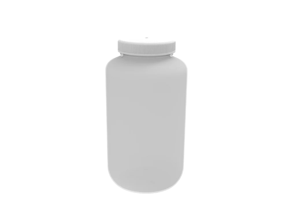 ahn® myBottle Reagent Bottle w/ Cap, 4 l, Wide, PP