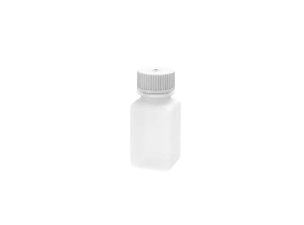 ahn® myBottle Reagent Bottle w/ Cap, 60 ml, Square Bottom, PP