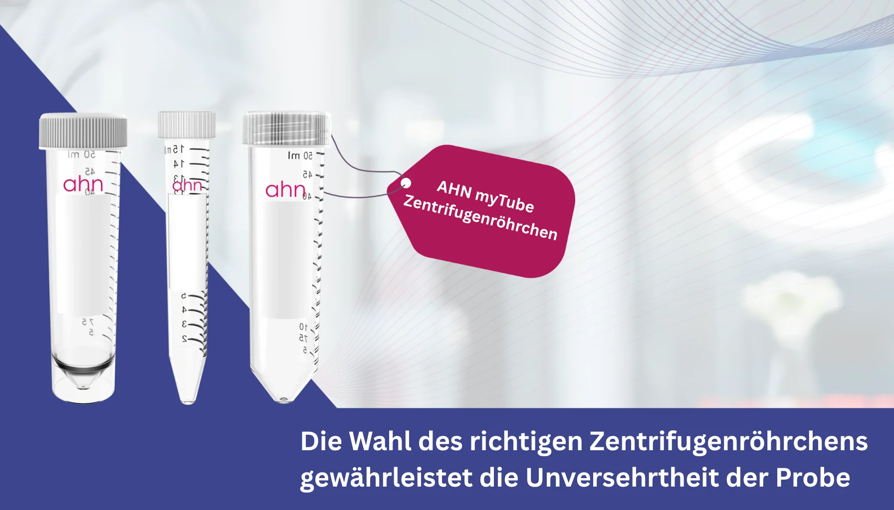 Die Wahl des richtigen Zentrifugenröhrchens gewährleistet die Unversehrtheit der Probe
