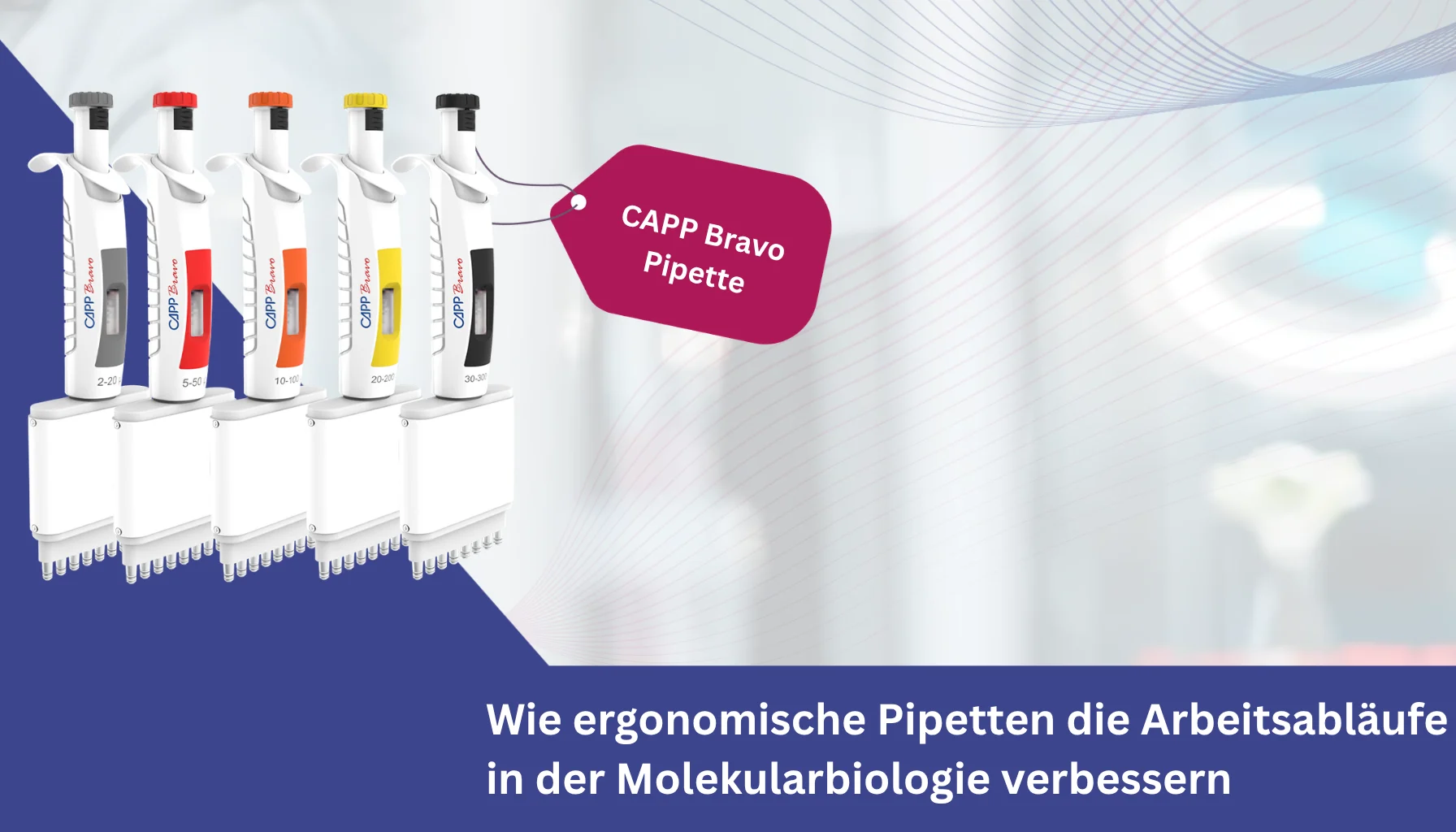 Wie ergonomische Pipetten die Arbeitsabläufe in der Molekularbiologie verbessern